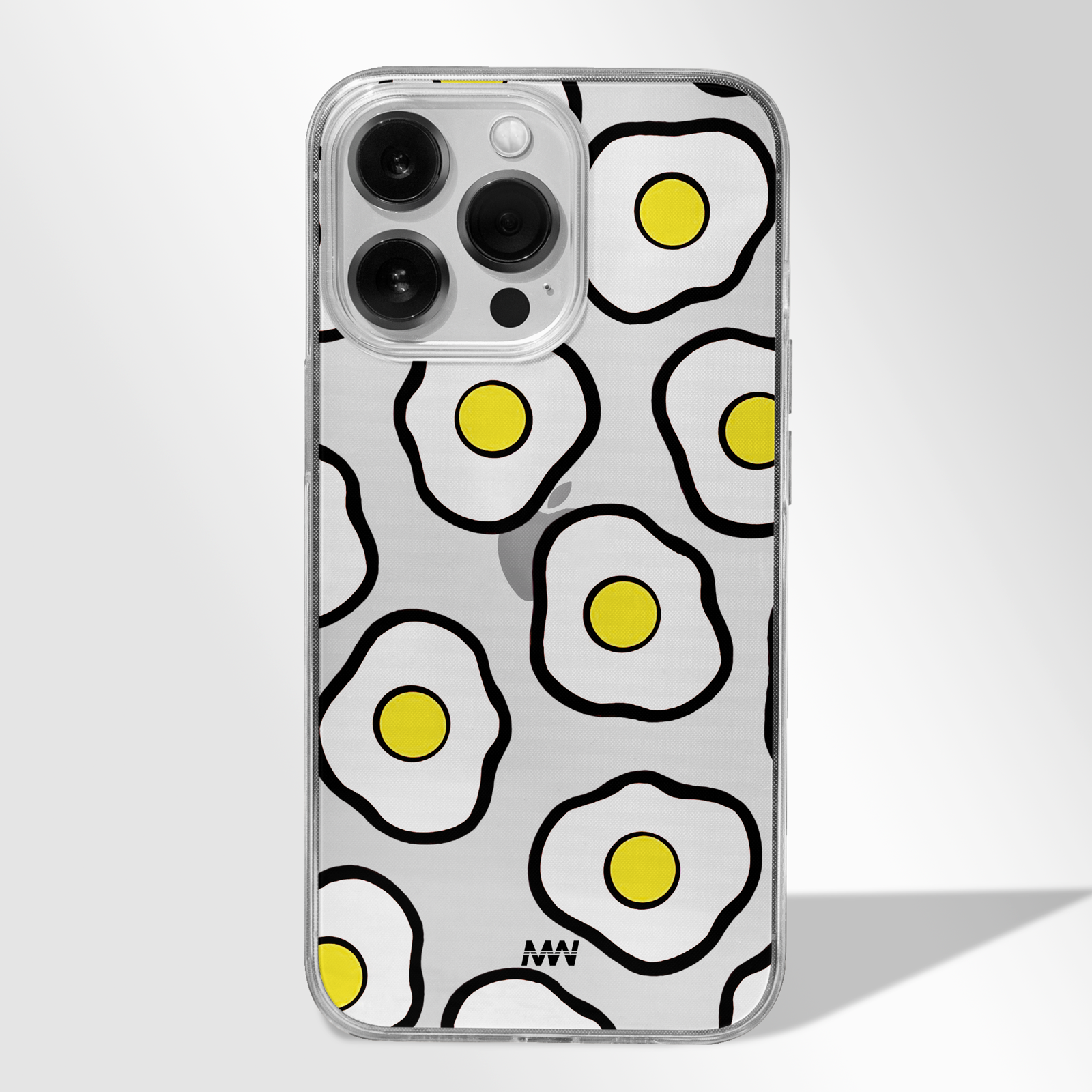 Omelette Pattern CLEAR CASE -  - MW Stuffs - 
