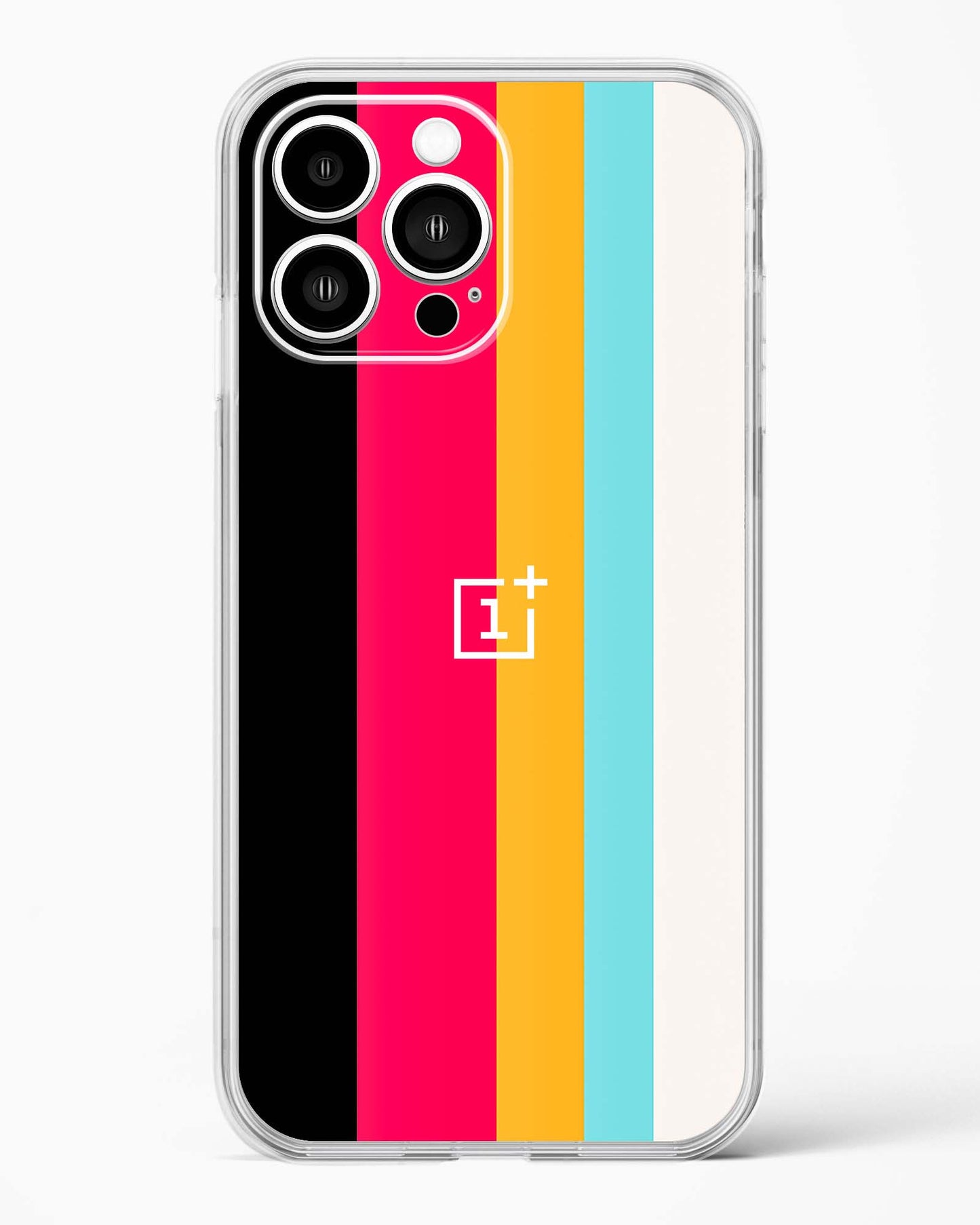 Spectrum Stripe Clear Silicone Case
