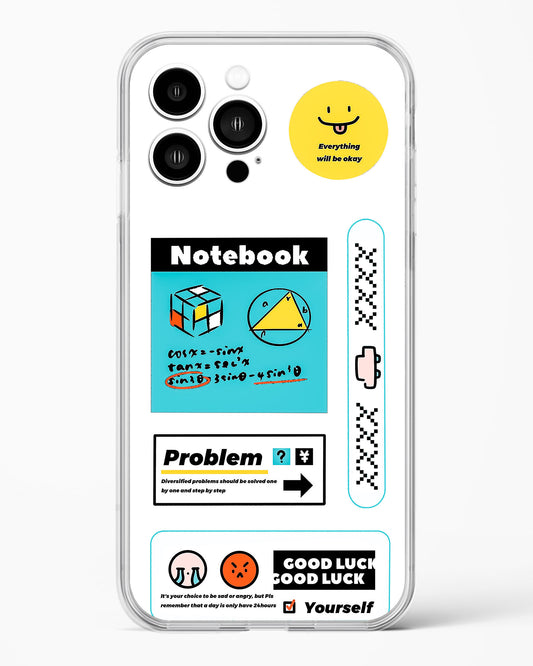 Optimistic Scholar Clear Silicone Case White
