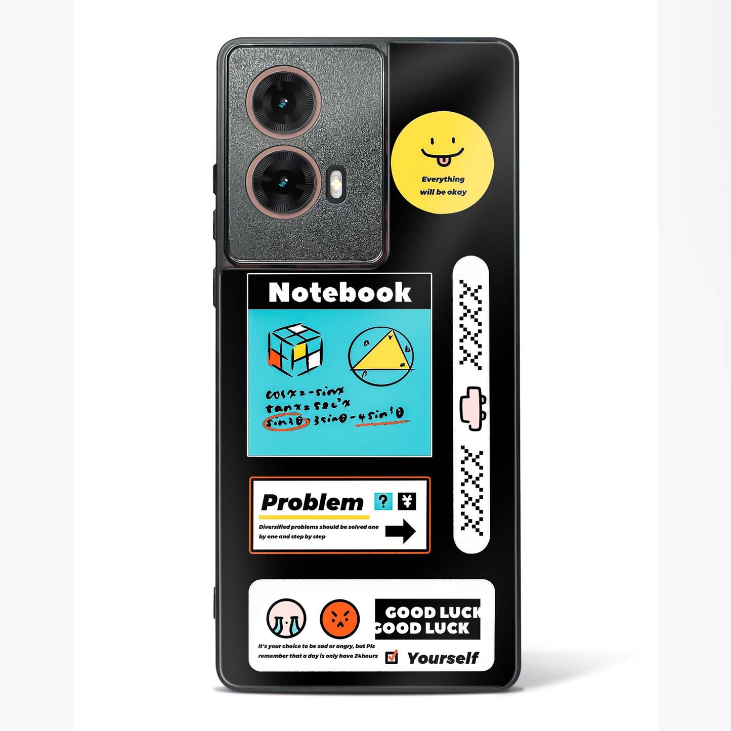 Optimistic Scholar Glass Phone Case-Moto G85 5G