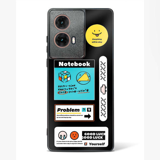 Optimistic Scholar Glass Phone Case-Moto G85 5G