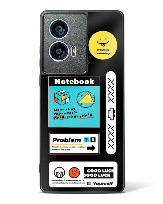 Optimistic Scholar Glass Phone Case-Motorola Edge 50 Fusion