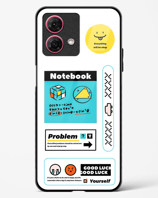 Optimistic Scholar Glass Phone Case White-Moto G84 5G