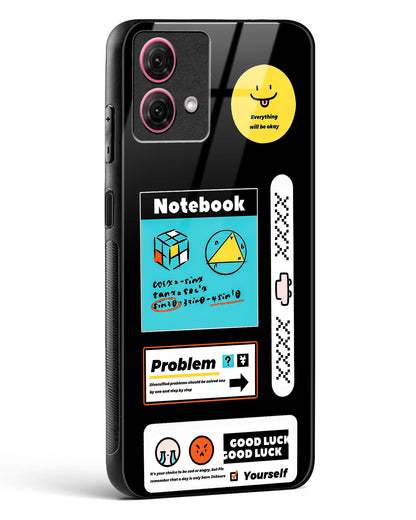 Optimistic Scholar Glass Phone Case White-Moto G84 5G