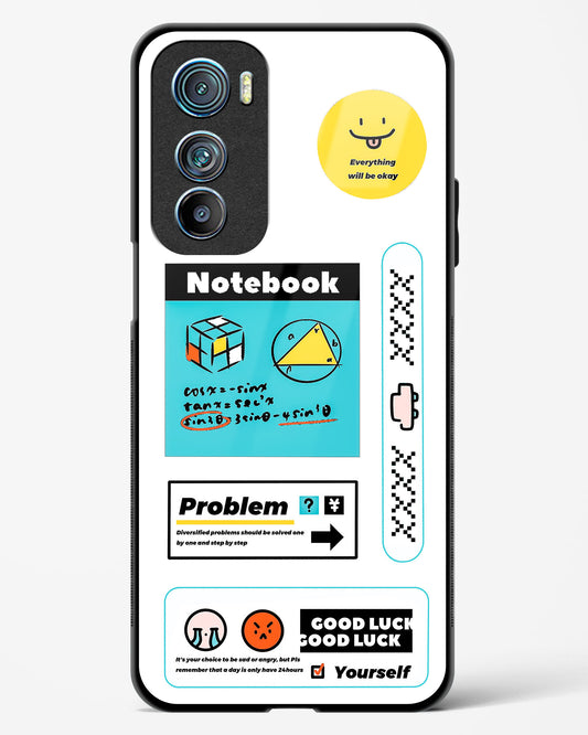 Optimistic Scholar Glass Phone Case White-Motorola Edge 30