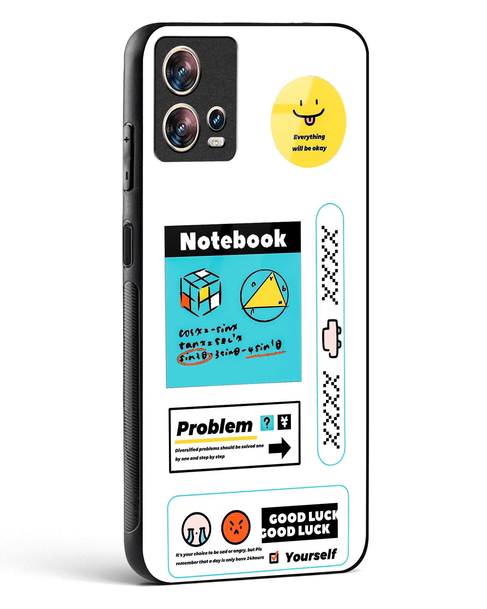 Optimistic Scholar Glass Phone Case White-Motorola Edge 30 Fusion
