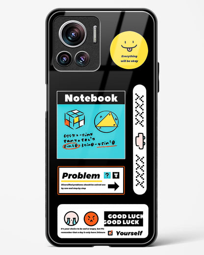 Optimistic Scholar Glass Phone Case White-Motorola Edge 30 Ultra