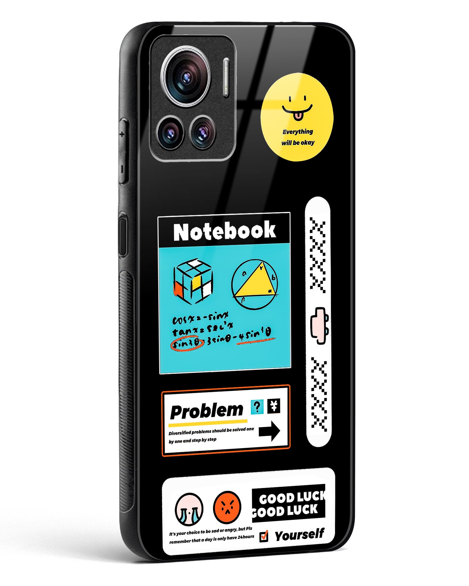 Optimistic Scholar Glass Phone Case White-Motorola Edge 30 Ultra