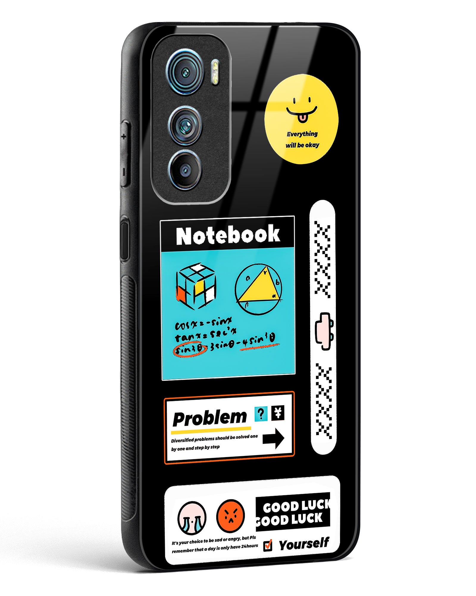 Optimistic Scholar Glass Phone Case White-Motorola Edge 30