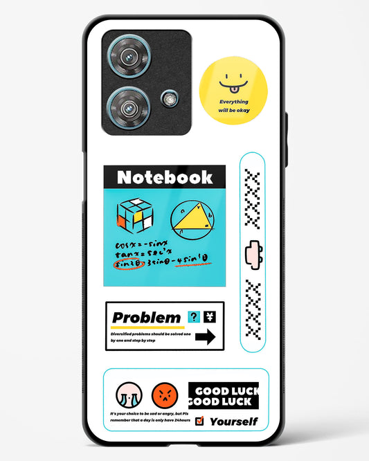Optimistic Scholar Glass Phone Case White-Motorola Edge 40 Neo