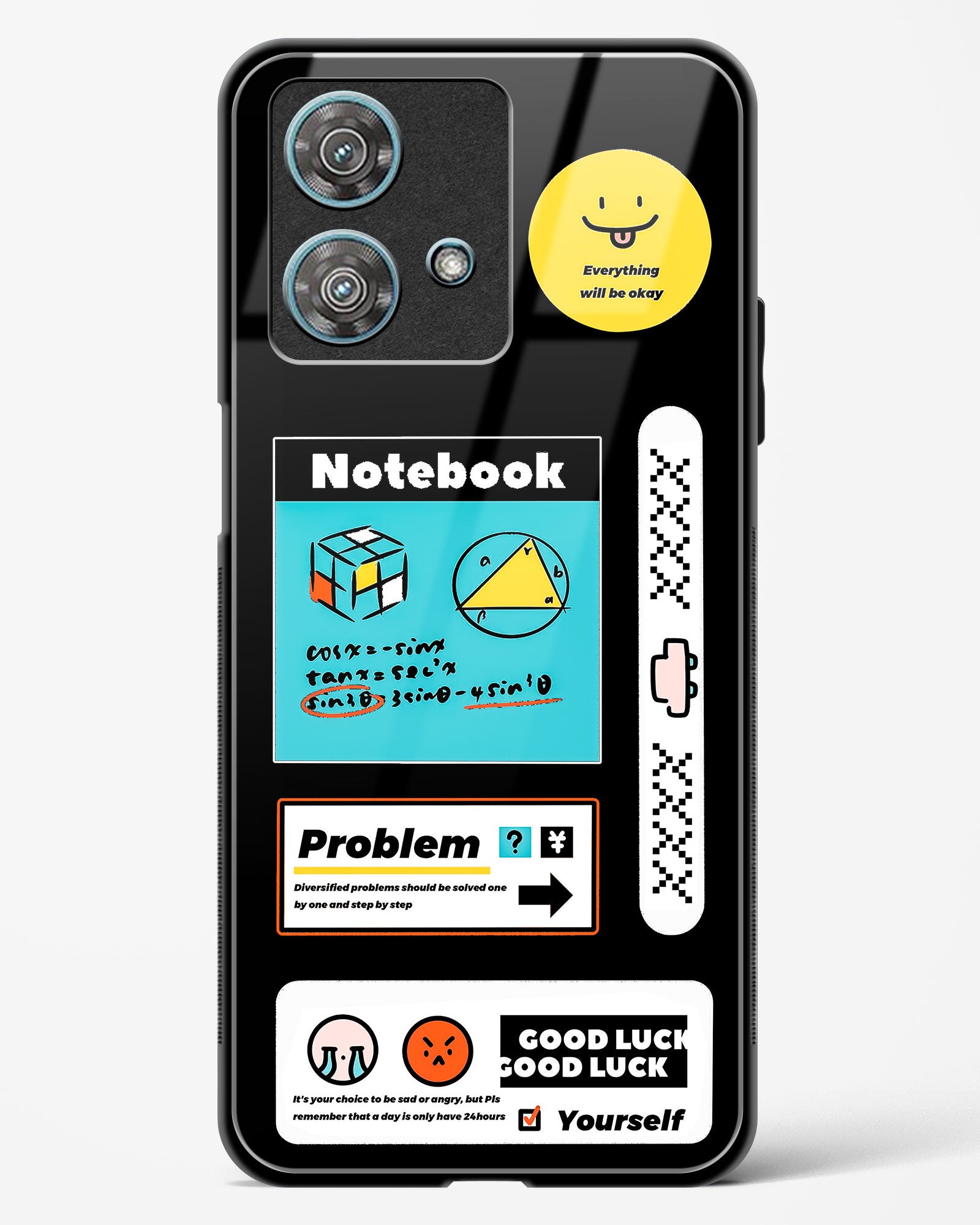 Optimistic Scholar Glass Phone Case White-Motorola Edge 40 Neo