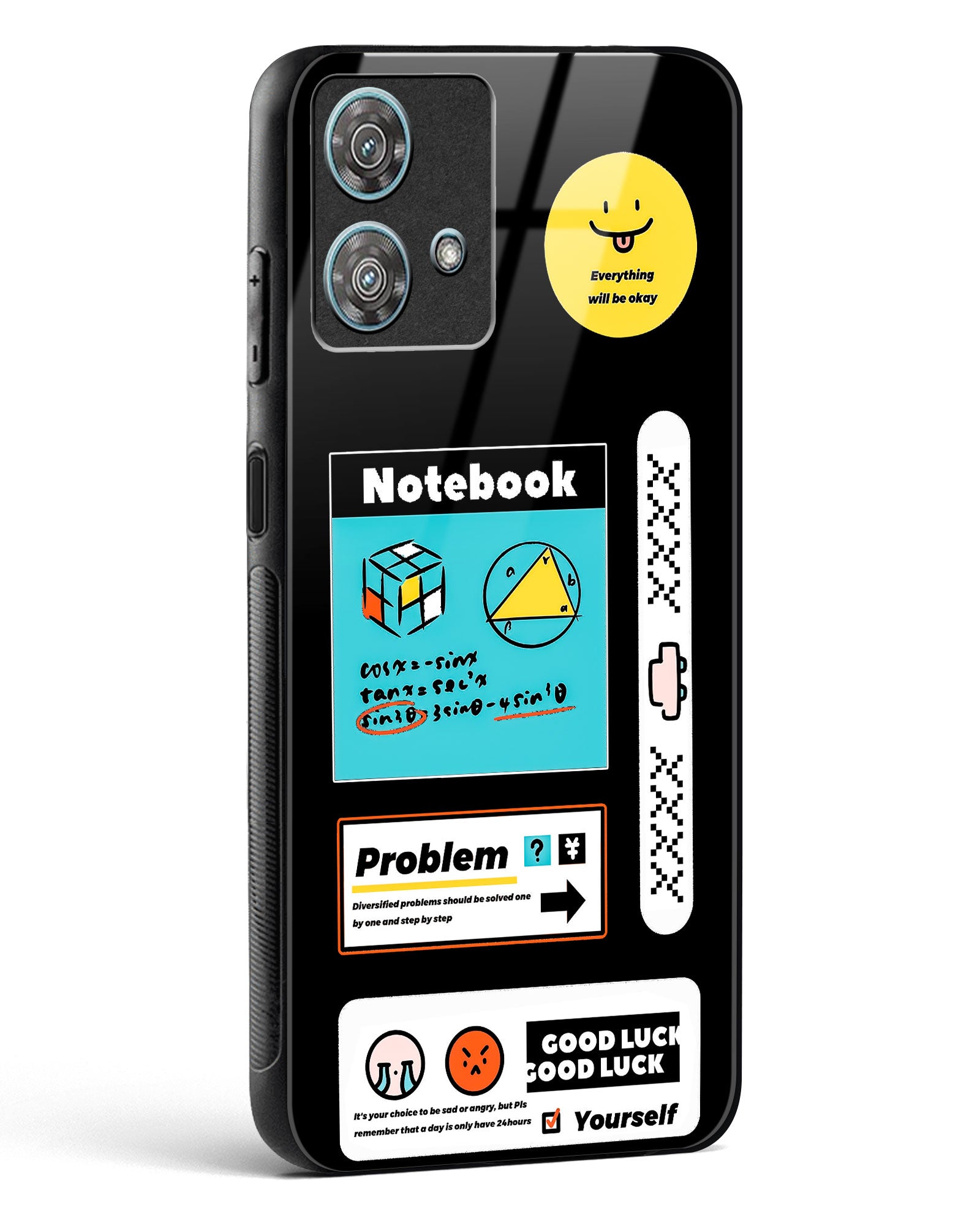 Optimistic Scholar Glass Phone Case White-Motorola Edge 40 Neo