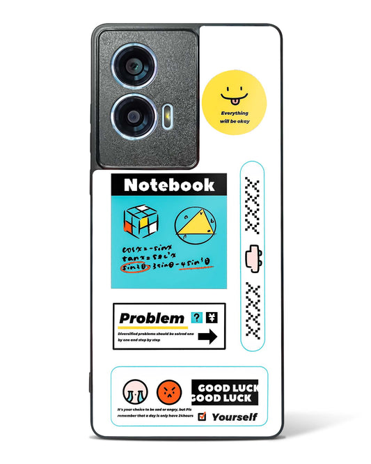 Optimistic Scholar Glass Phone Case White-Motorola Edge 50 Fusion