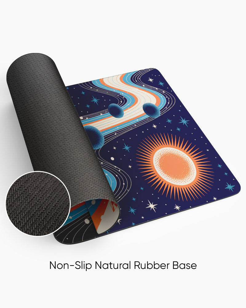Orbit Flow Dance of the Celestial Pathways DeskMat