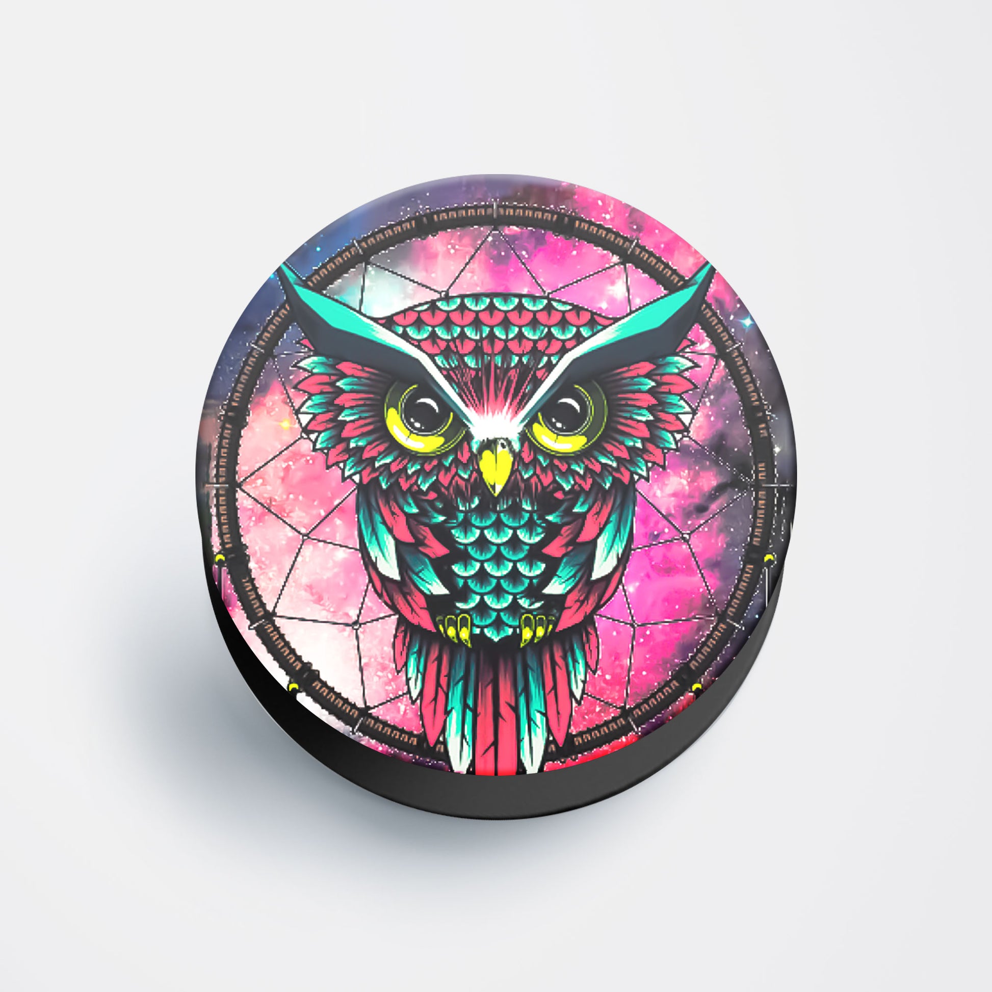 Owl Dreamcatcher Flat Pop Holder