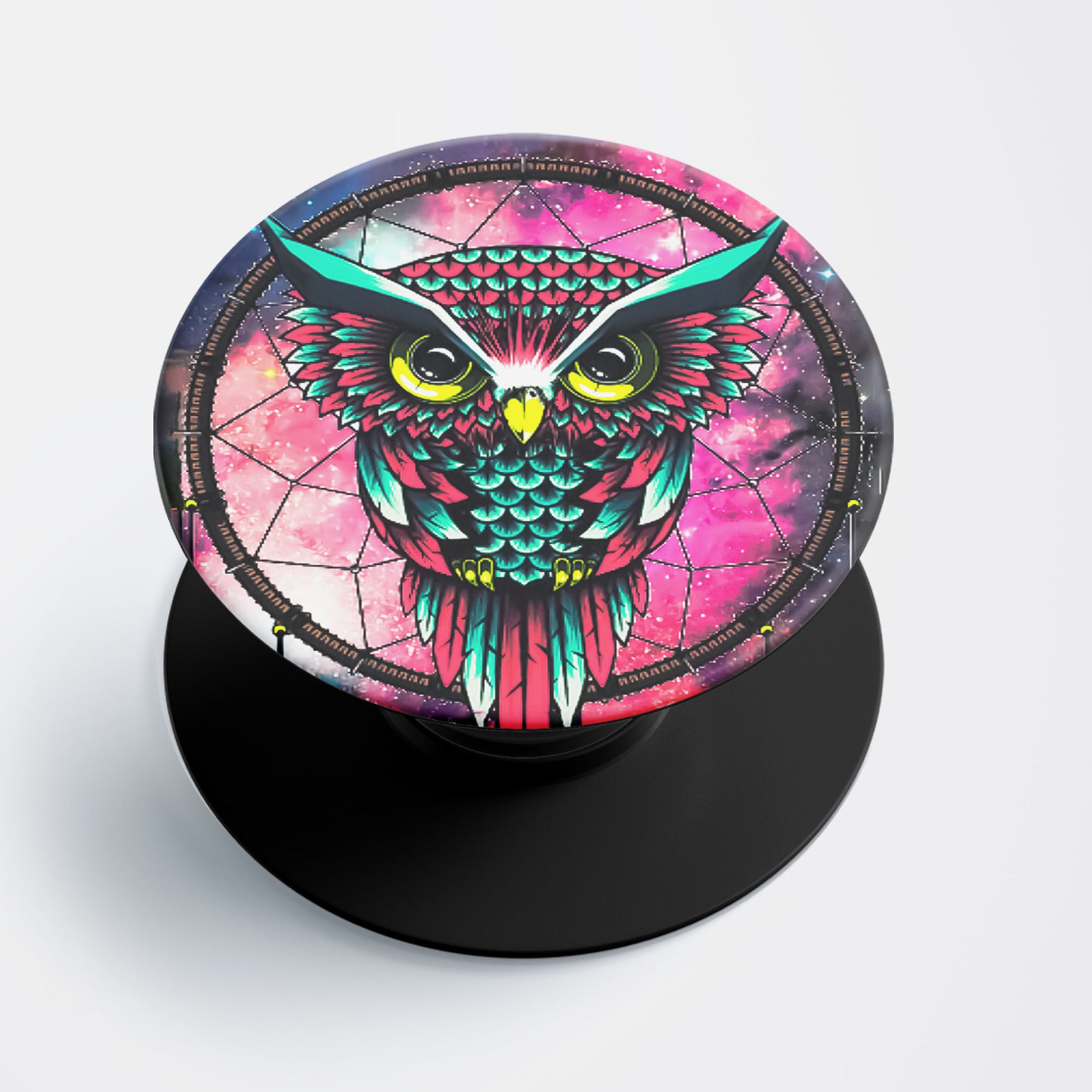 Owl Dreamcatcher Flat Pop Holder