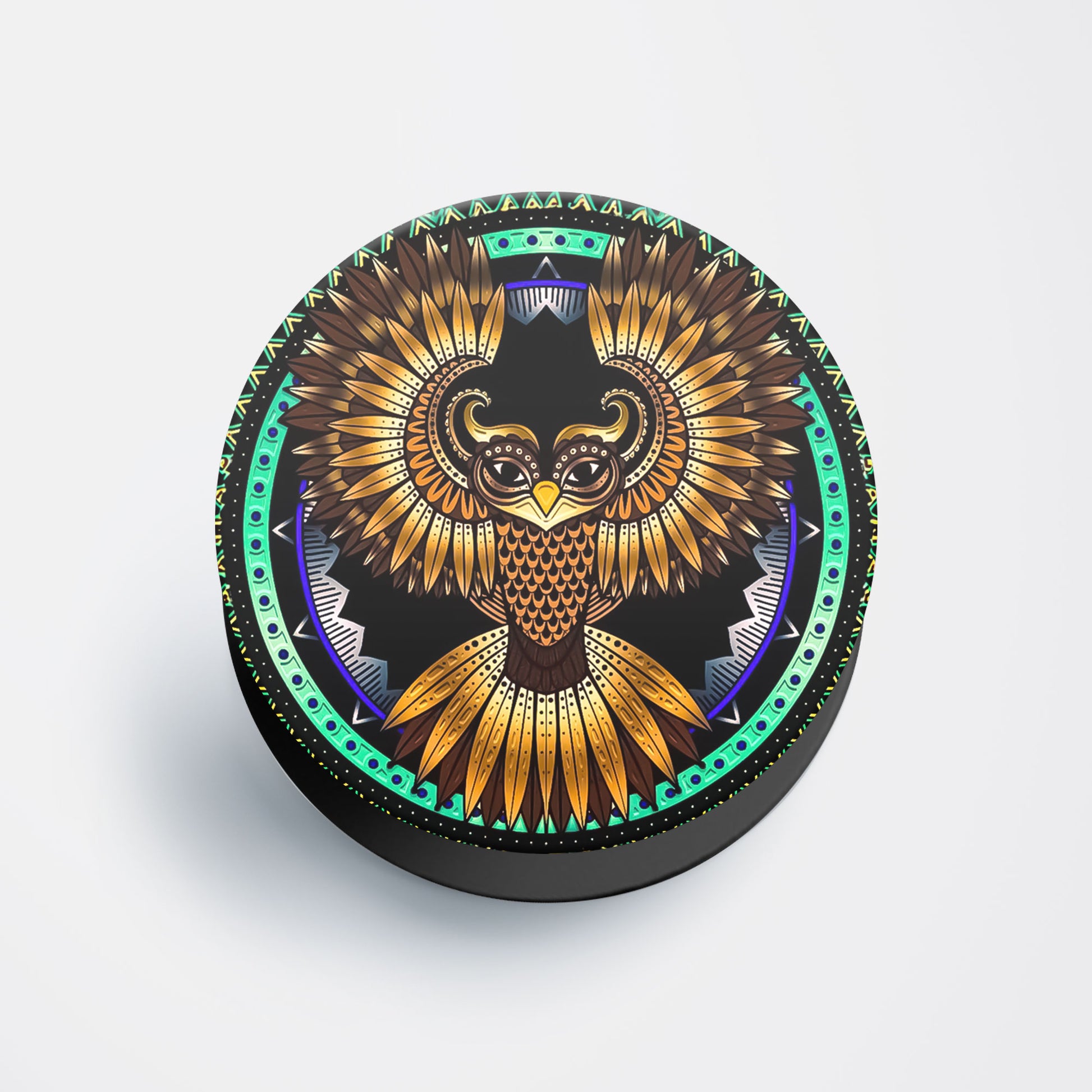 Owl Zentangle Flat Pop Holder