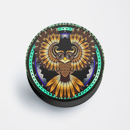 Owl Zentangle Flat Pop Holder