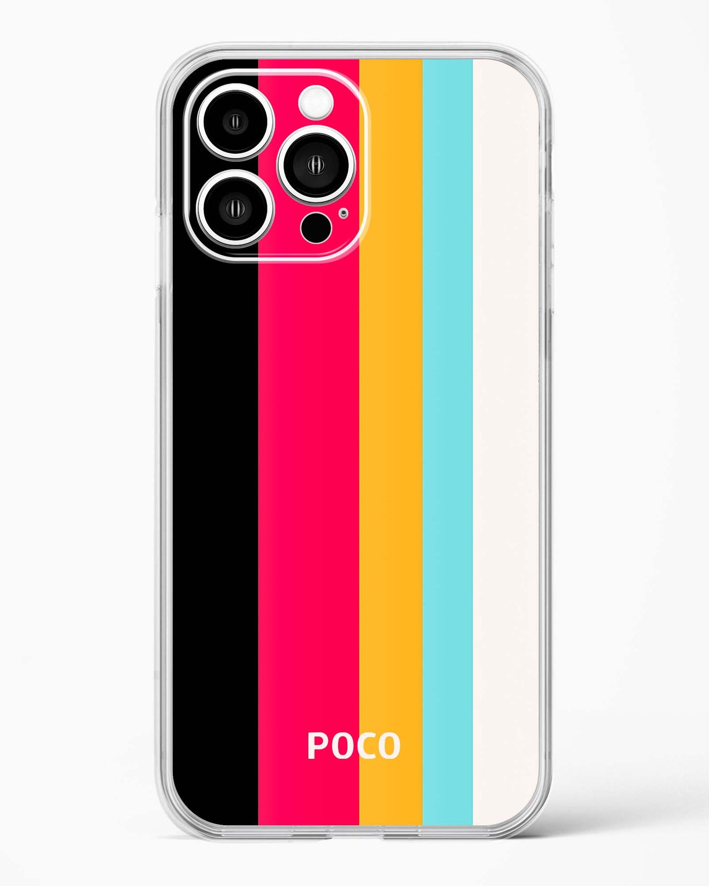 Spectrum Stripe Clear Silicone Case
