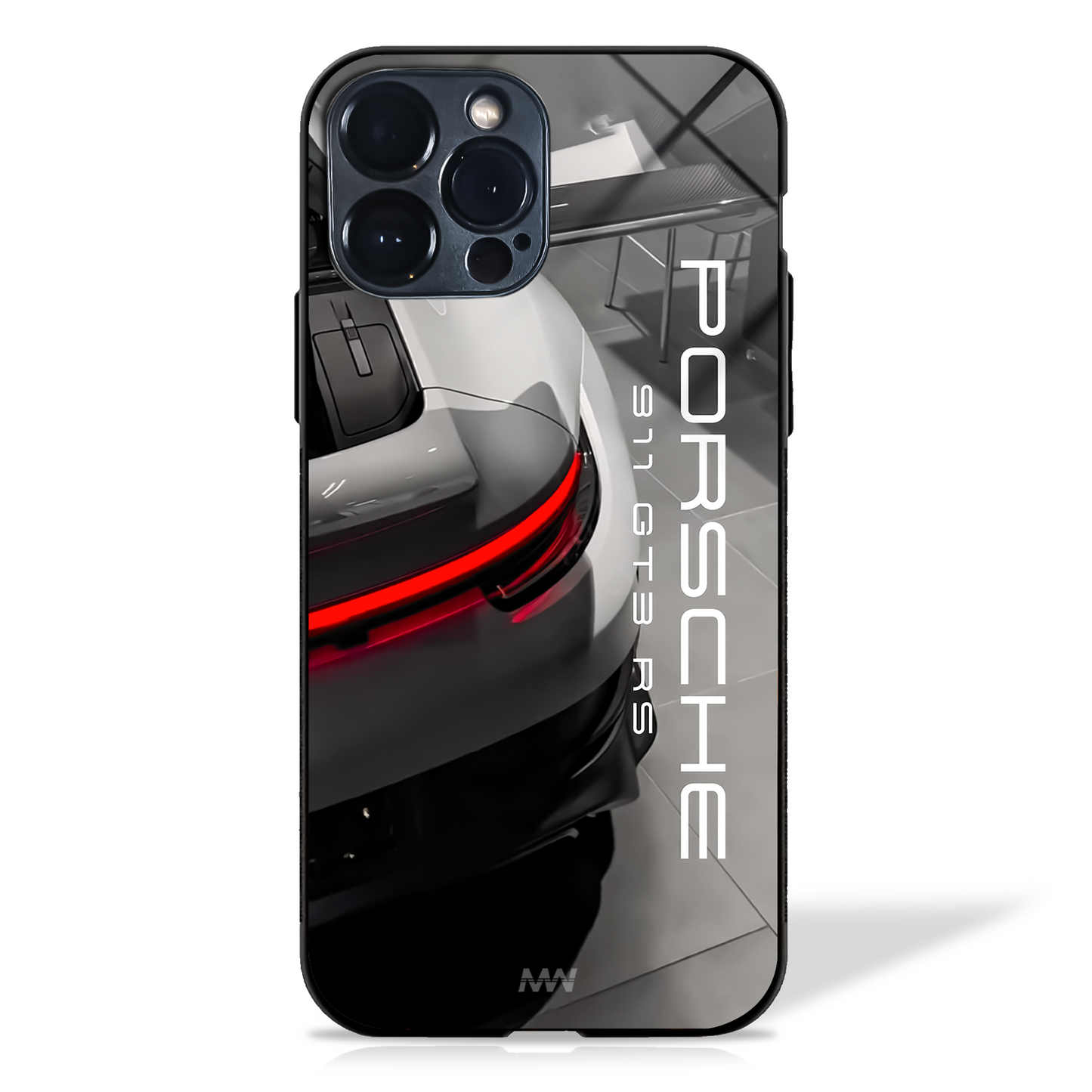 PORSCHE Sports Car Cool Premium GLASS CASE -  - MW Stuffs - 