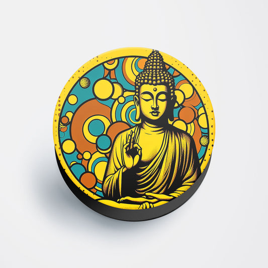 Peaceful Buddha Flat Pop Holder