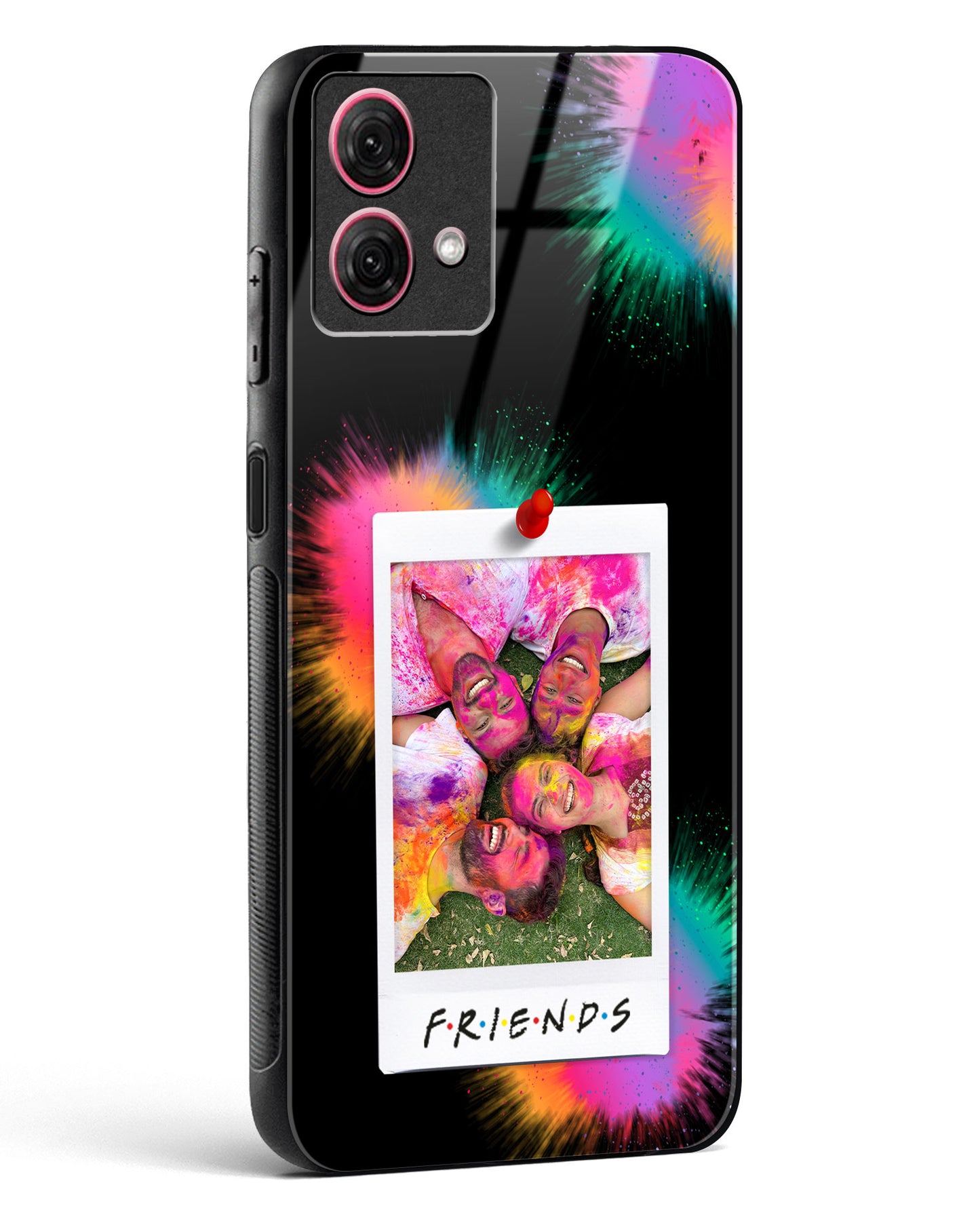 Personalised Friends Photo Glass Phone Case-Moto G84 5G