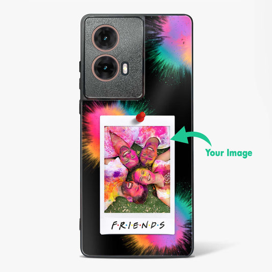 Personalised Friends Photo Glass Phone Case-Moto G85 5G