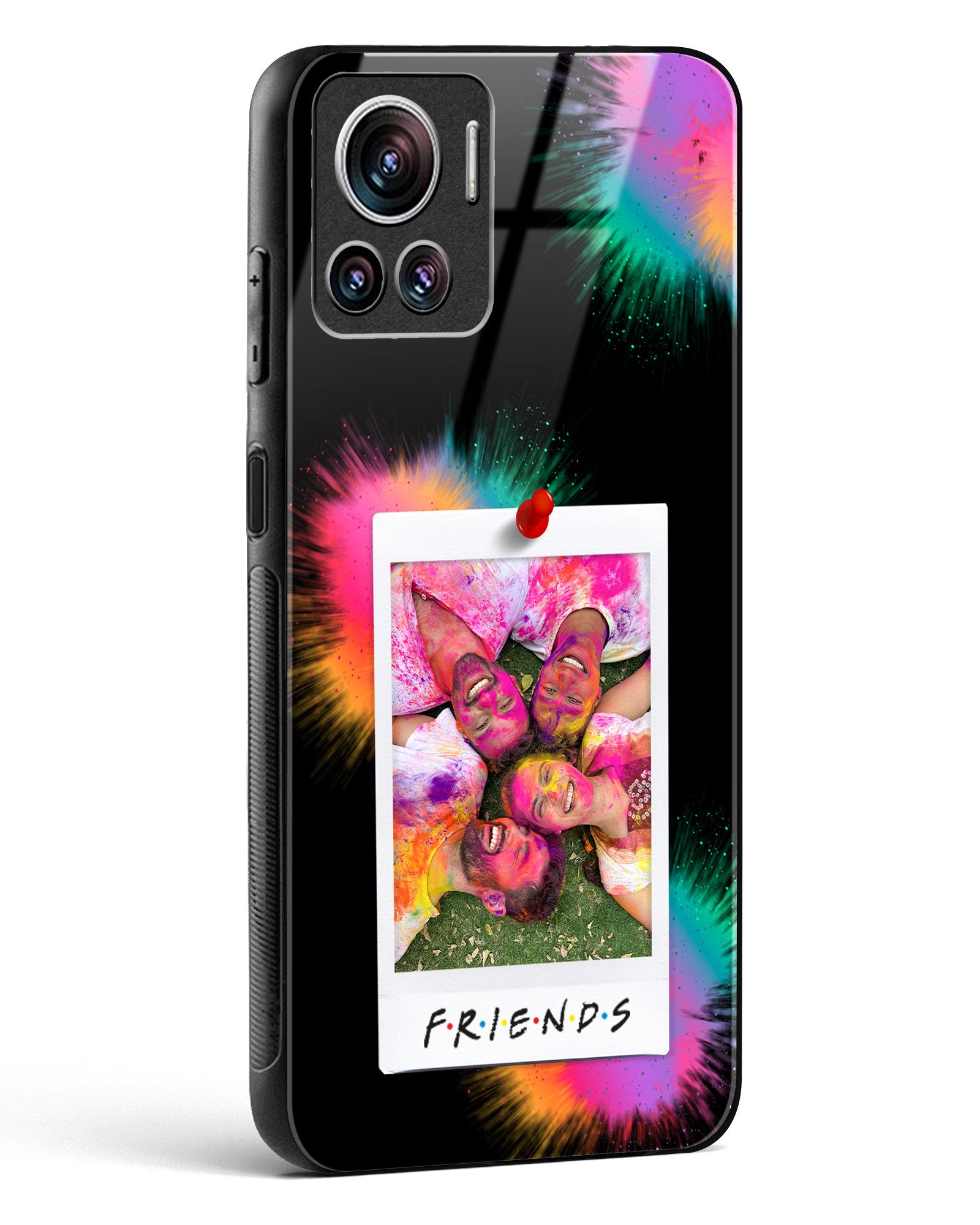 Personalised Friends Photo Glass Phone Case-Motorola Edge 30 Ultra