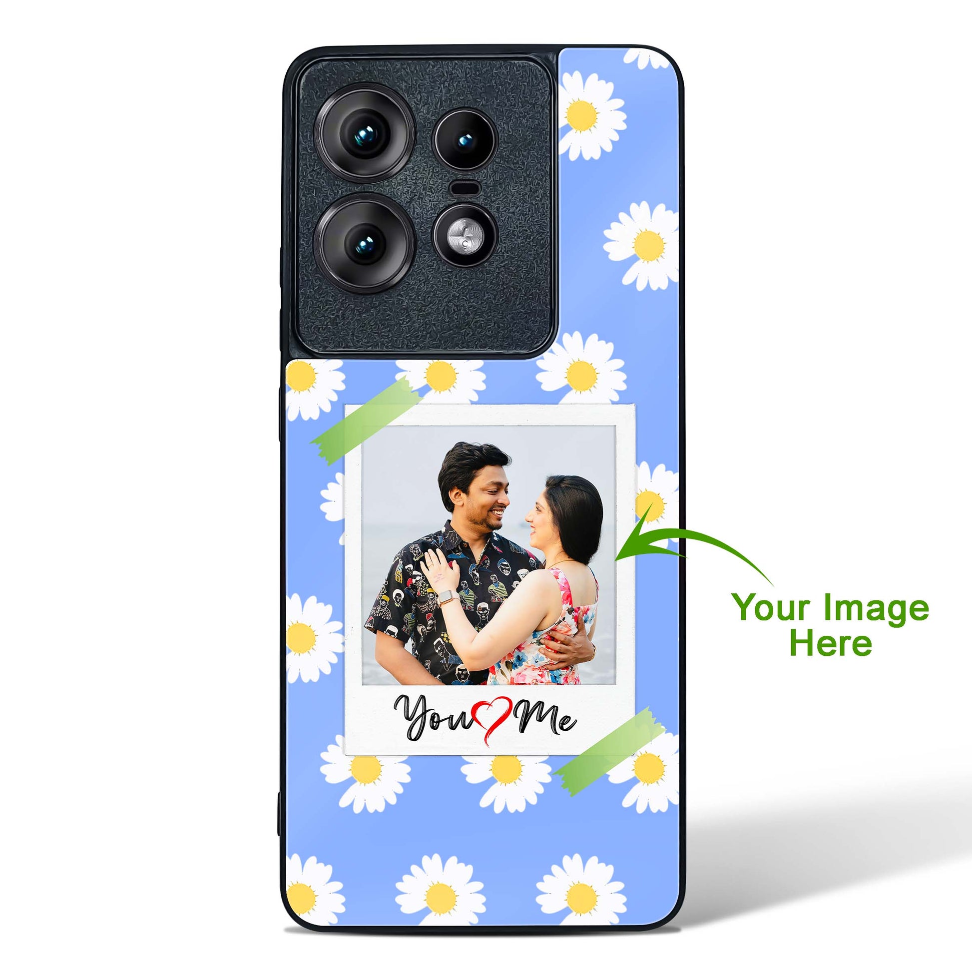 Personalised Polaroid Glass Phone Case-Motorola Edge 50 Pro
