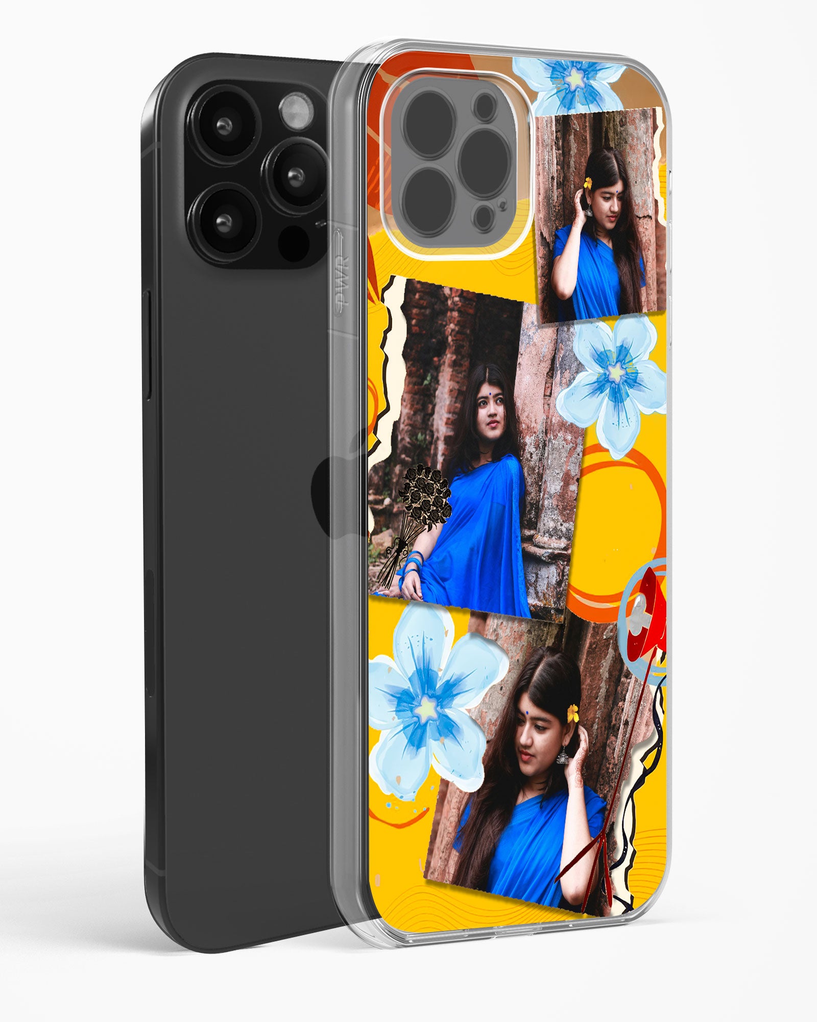 Personalised Polaroid Memories Clear Silicone Case