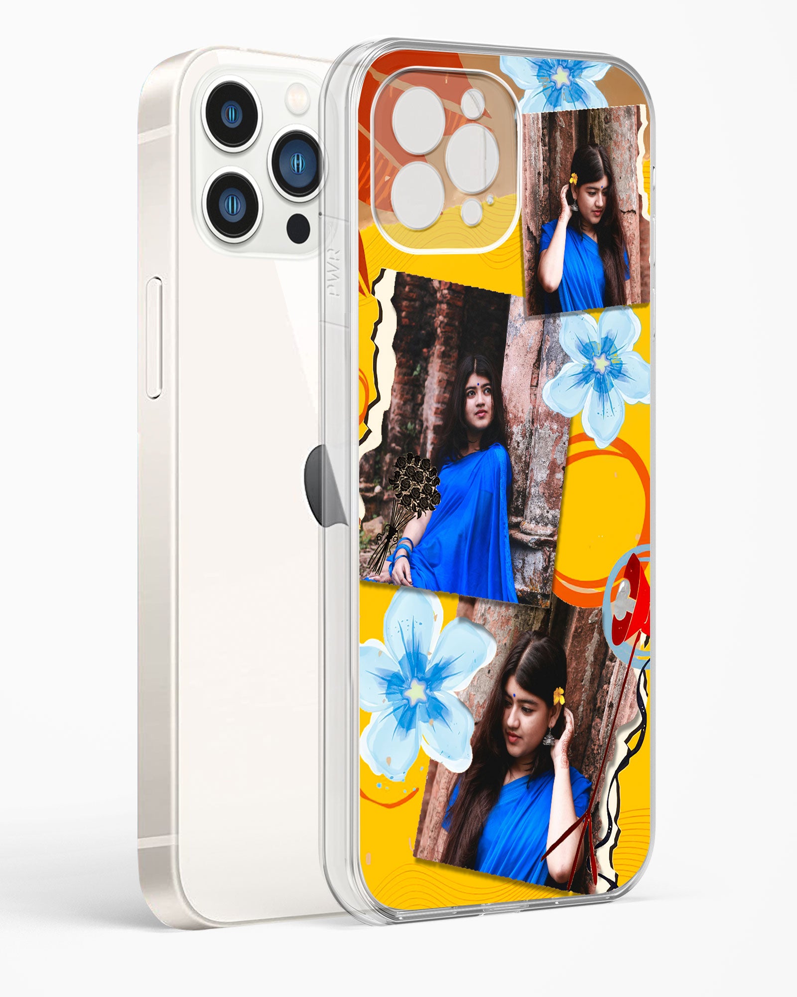 Personalised Polaroid Memories Clear Silicone Case