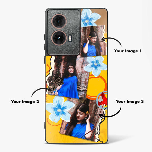 Personalised Polaroid Memories Glass Phone Case-Moto G85 5G