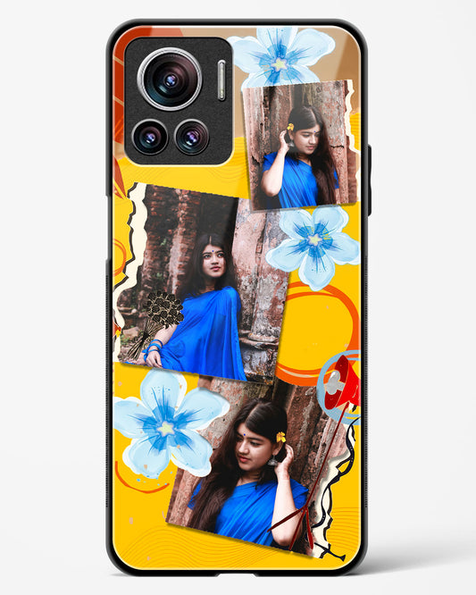 Personalised Polaroid Memories Glass Phone Case-Motorola Edge 30 Ultra
