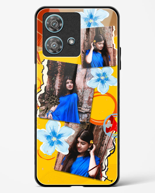 Personalised Polaroid Memories Glass Phone Case-Motorola Edge 40 Neo