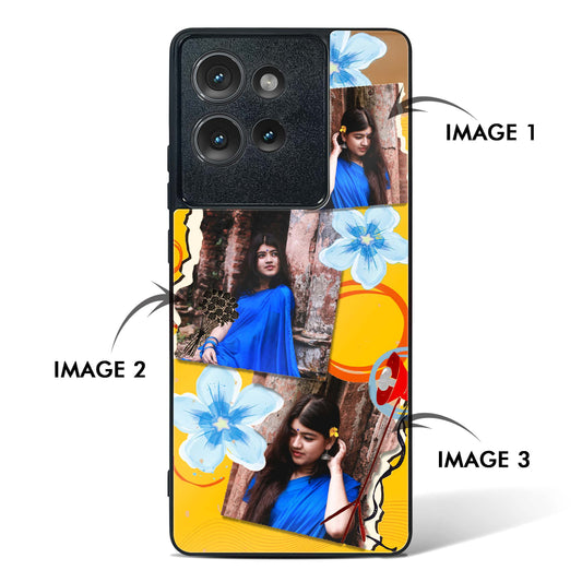 Personalised Polaroid Memories Glass Phone Case-Motorola Edge 50