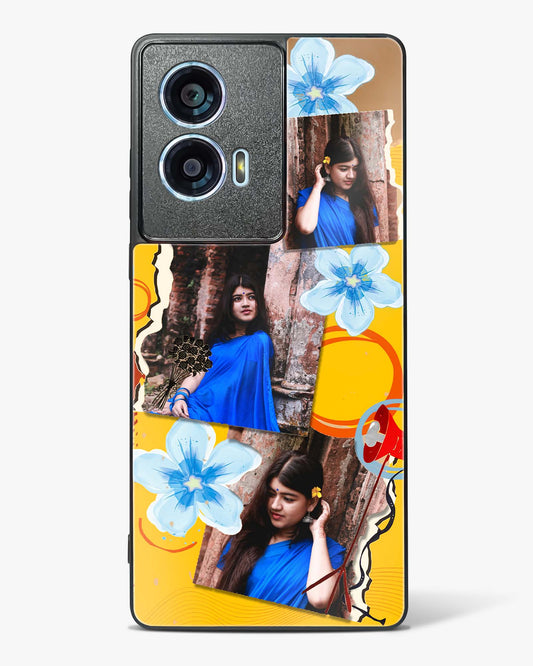 Personalised Polaroid Memories Glass Phone Case-Motorola Edge 50 Fusion