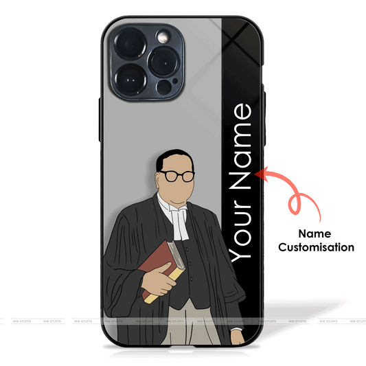 Lawyer/Advocate Custom Name Glass Case (6 illustration styles)