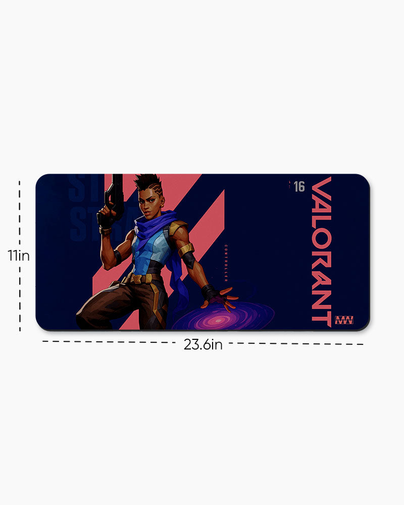 Phoenix Ignites Valorant Deskmat