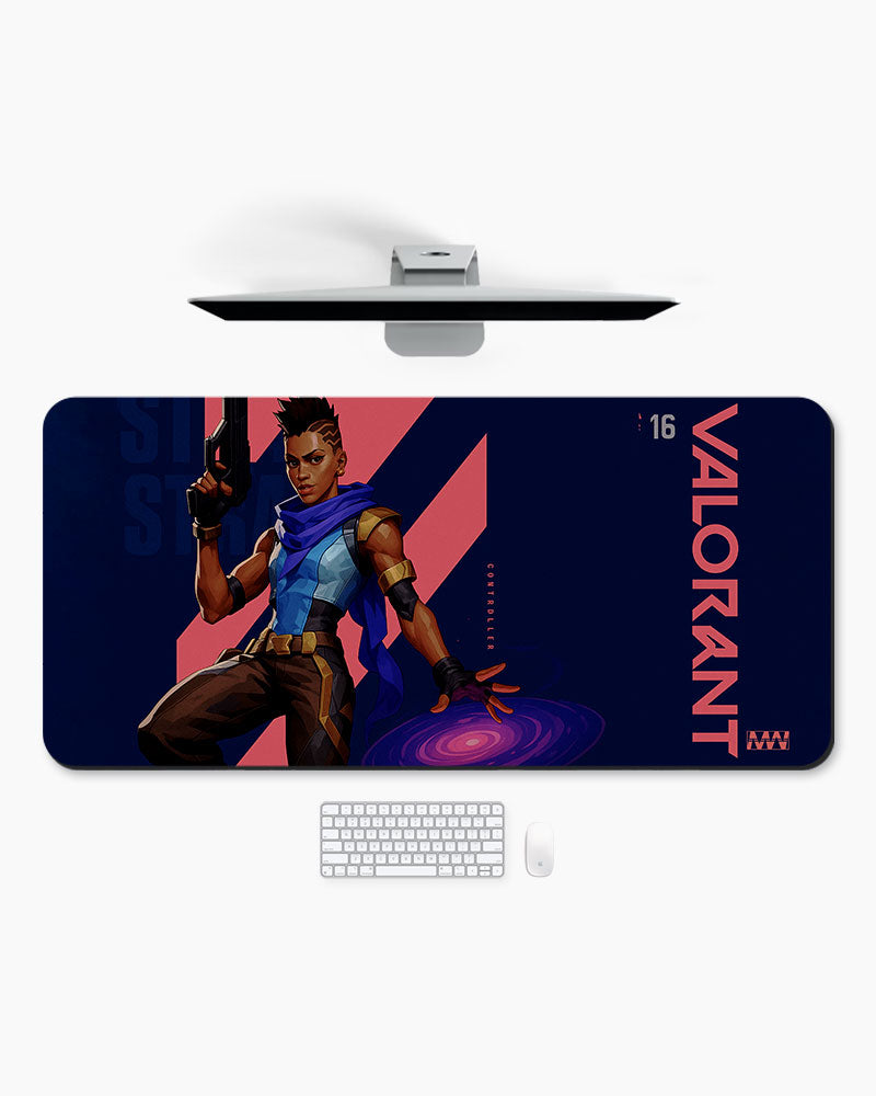 Phoenix Ignites Valorant Deskmat