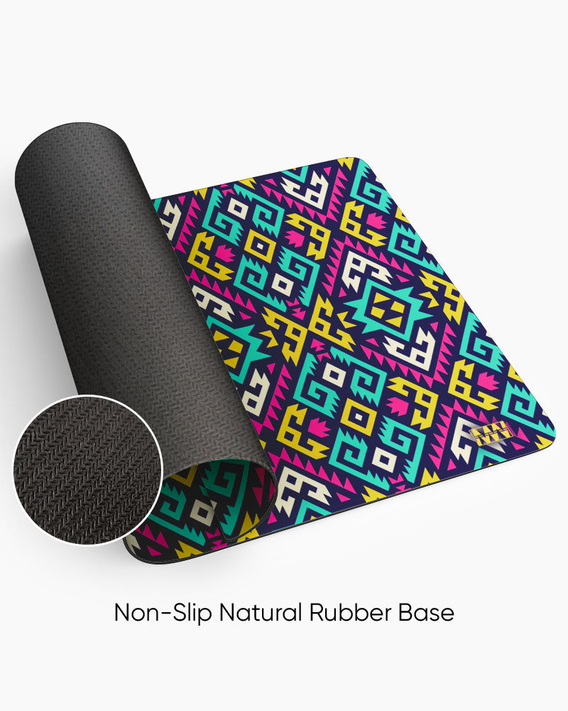Pixel Circuit Digital Flux Desk Mat