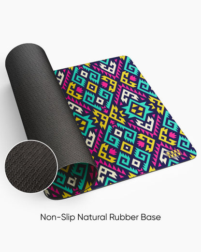 Pixel Circuit Digital Flux Desk Mat