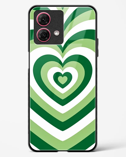 Pixel Pop Hearts Glass Phone Case-Moto G84 5G
