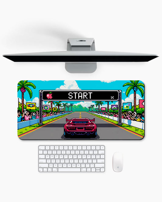 Pixel Racer Deskmat