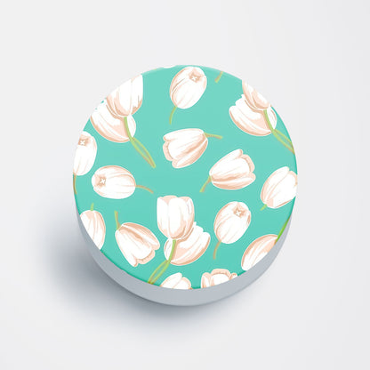 Plesant Tulips Flat Pop Holder