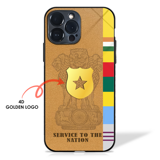Service to the Nation: 4D Logo Glass Case