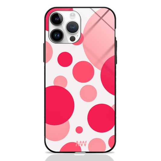 Polka Pop Premium Glass Case -  - MW Stuffs - 