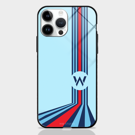 Popular Barnd Stripes Glass Case -  - MW Stuffs - 