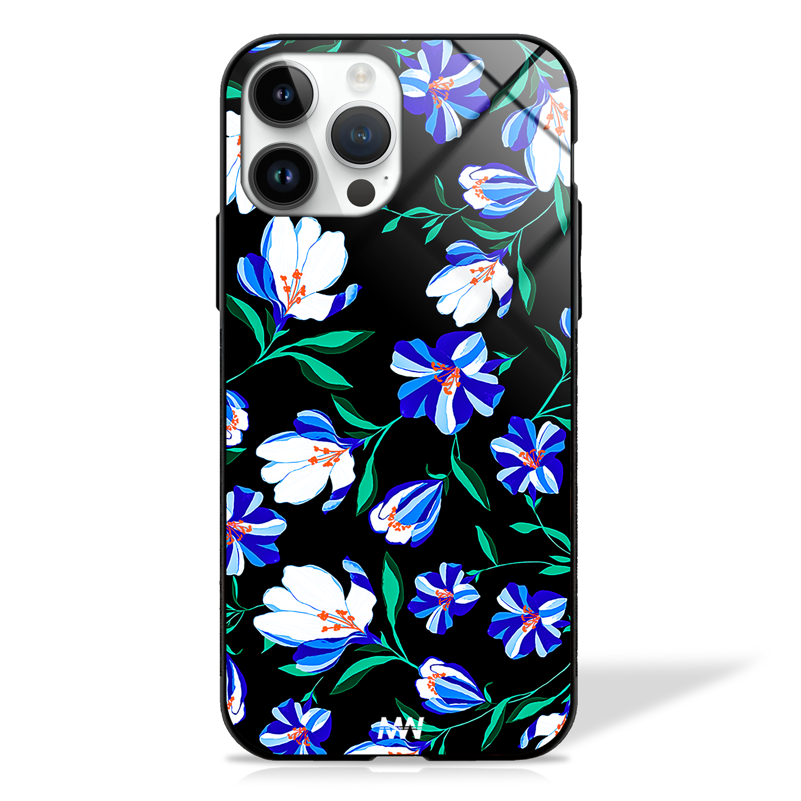 Pretty Floral Fantasy Premium GLASS CASE -  - MW Stuffs - 