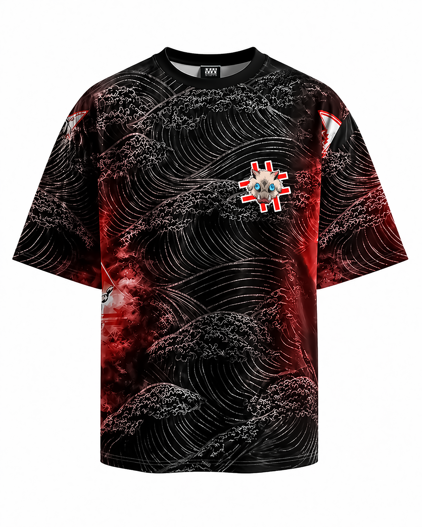 Inosuke Inspired Bold Anime Streetwear Oversized Jersey