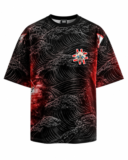 Inosuke Inspired Bold Anime Streetwear Oversized Jersey